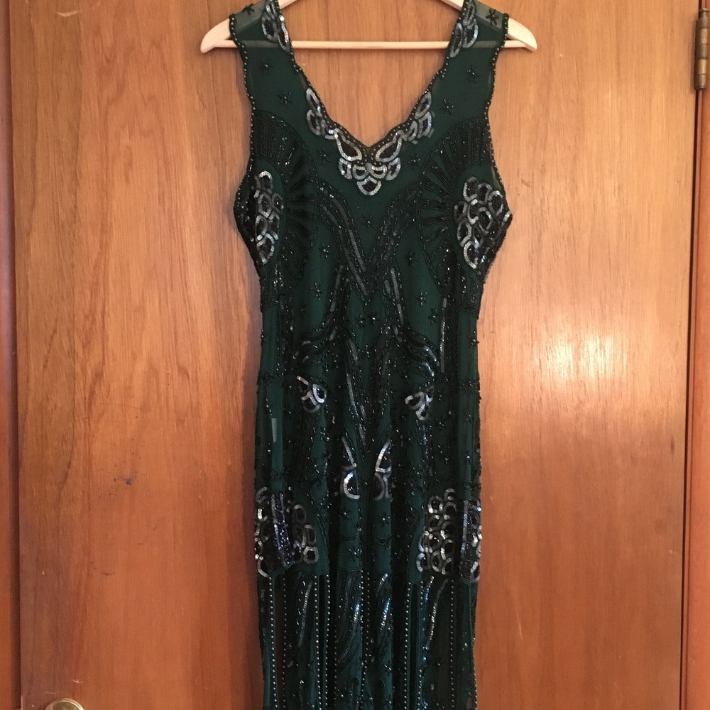 Unique Vintage 1920's Flapper Great Gatsby Dress
